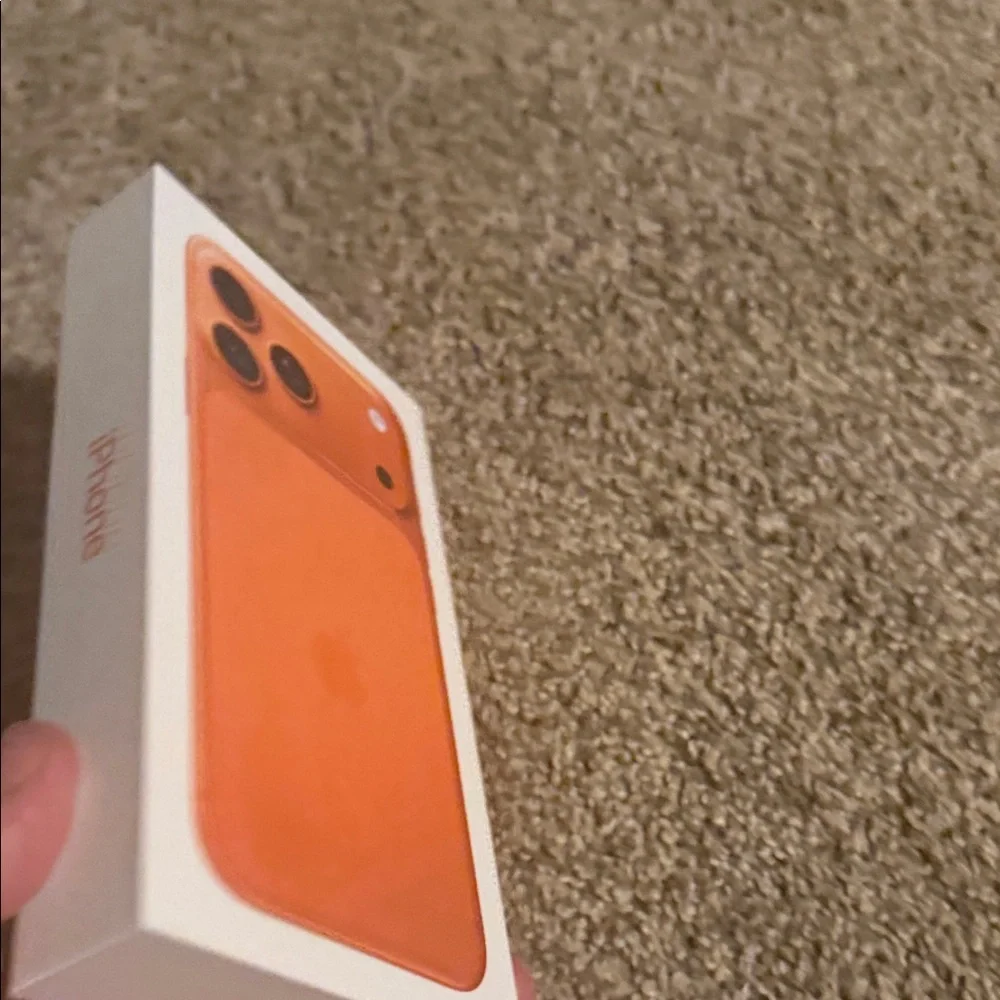 Apple iPhone in Vibrant Orange